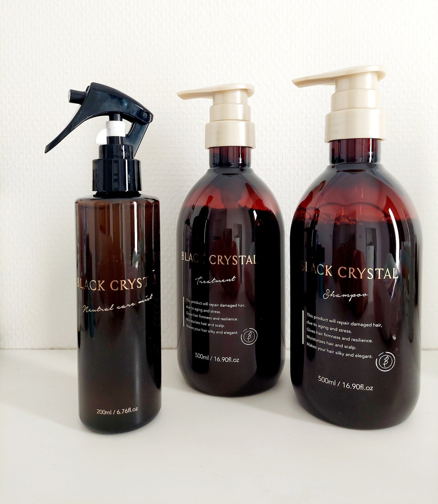 puni on LIPS 「ブラッククリスタルシャンプーブラッククリスタルトリートメントブ..」(2枚目)