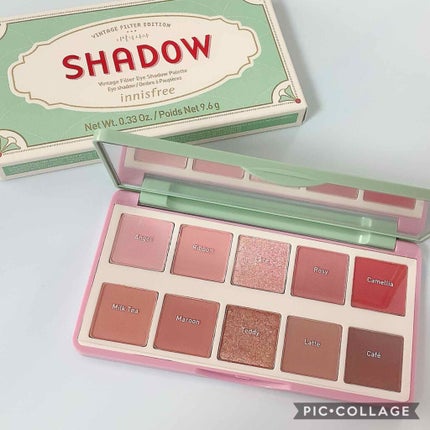 ヴィンテージ フィルター アイシャドウ パレット Vintage Filter Edition/innisfree/アイシャドウパレットを使ったクチコミ(1枚目)