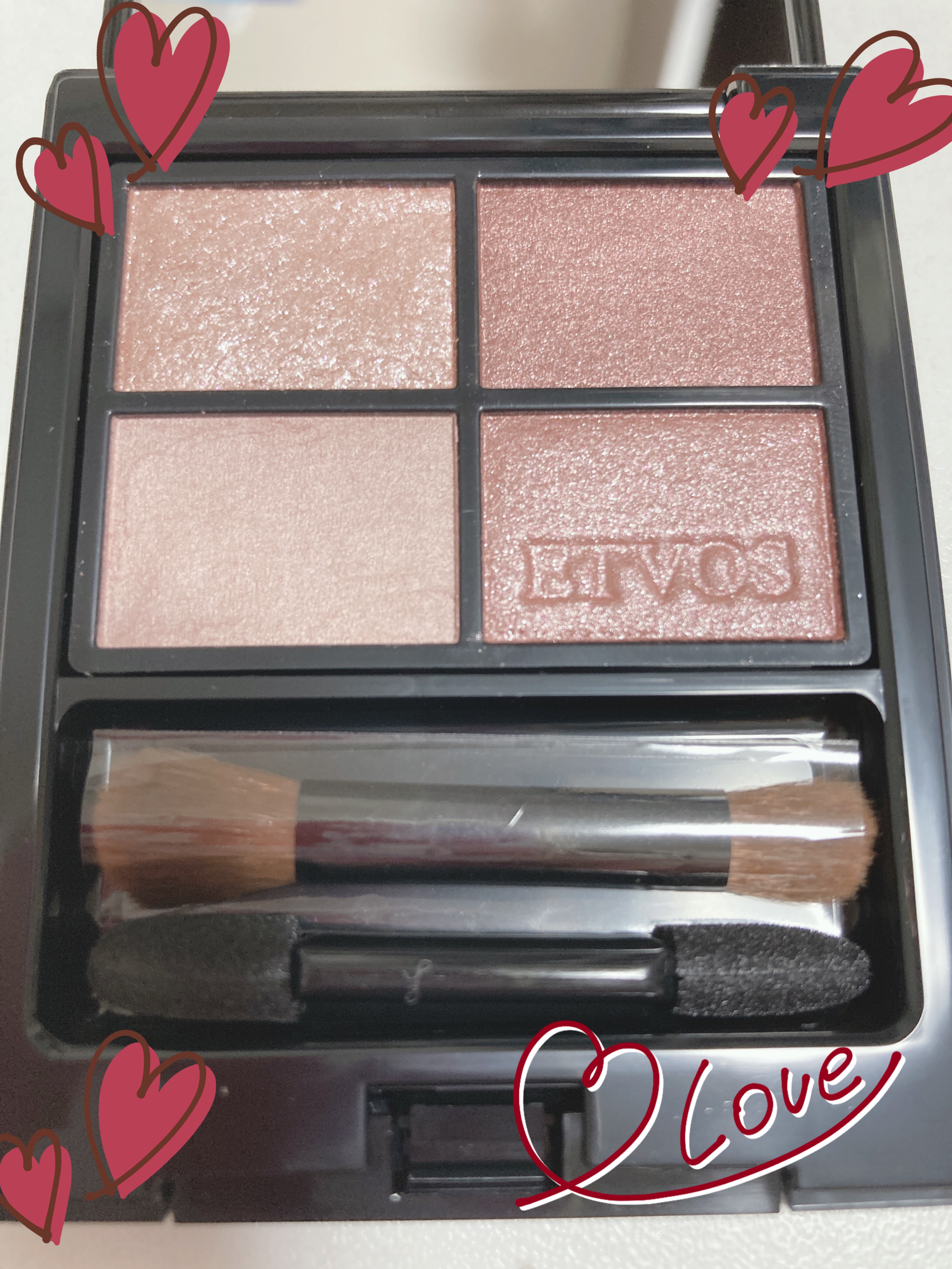 ミネラルクラッシィシャドー/エトヴォス/アイシャドウパレットを使ったクチコミ（1枚目）