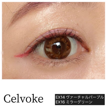 セルヴォーク ヴォランタリー アイズ/Celvoke/単色アイシャドウを使ったクチコミ(2枚目)