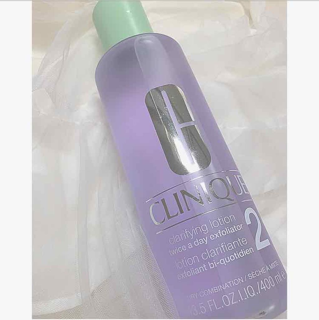 クラリファイング ローション 2/CLINIQUE/拭き取り化粧水を使ったクチコミ(1枚目)
