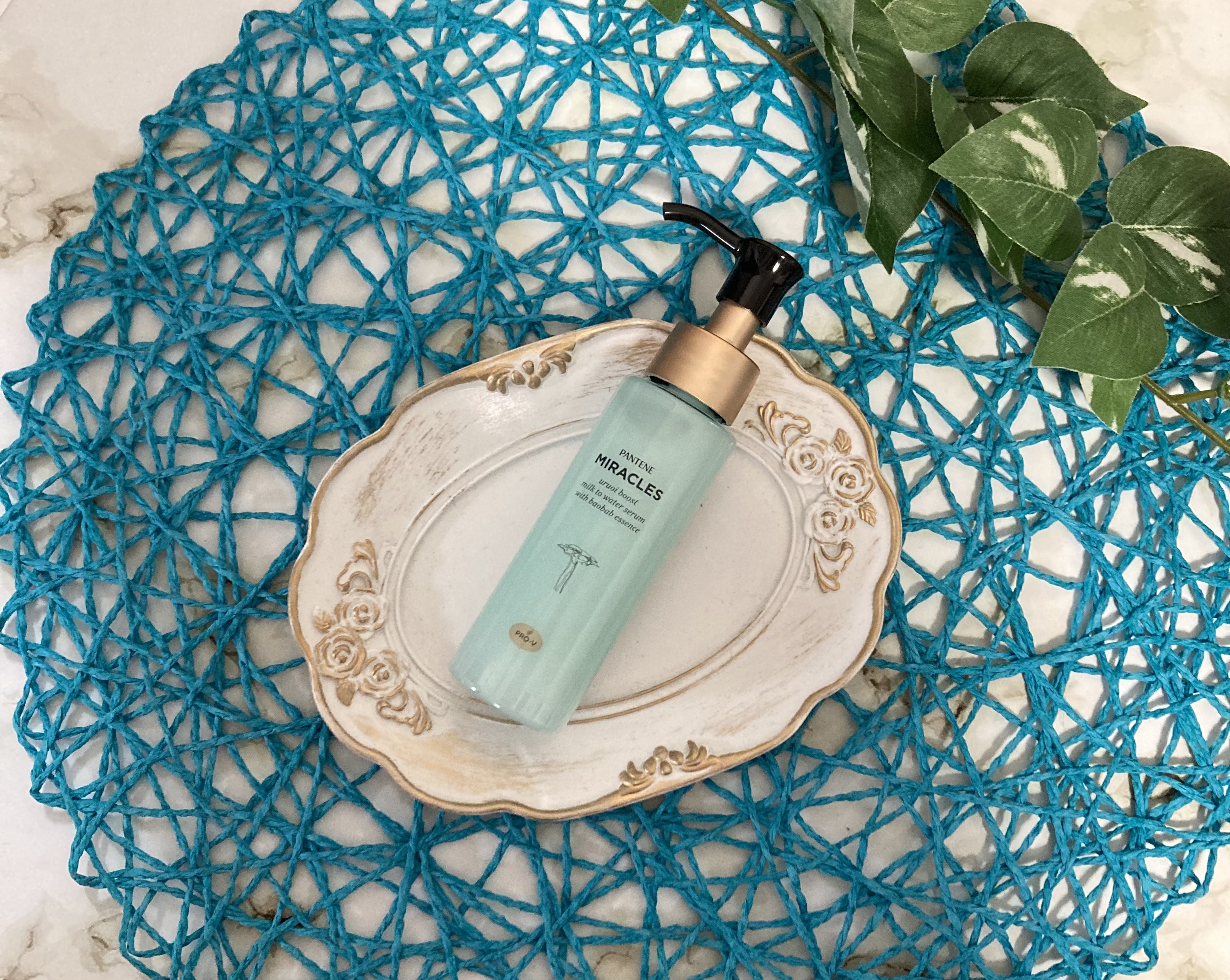 ミラクルズ うるおいブーストミルクウォーターセラム/パンテーン/アウトバストリートメントを使ったクチコミ（1枚目）