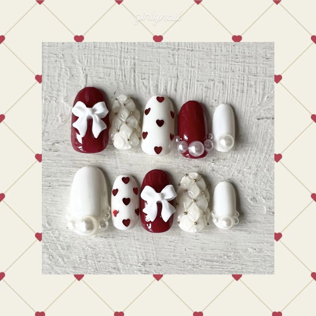 ネイルチップ/DAISO/ネイルチップ・パーツを使ったクチコミ（1枚目）