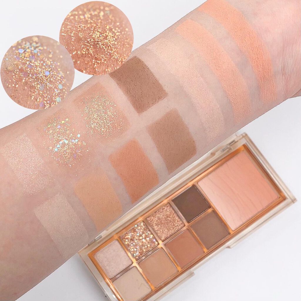 ミックスブラーリングアイパレット/wakemake/マルチパレットを使ったクチコミ(7枚目)