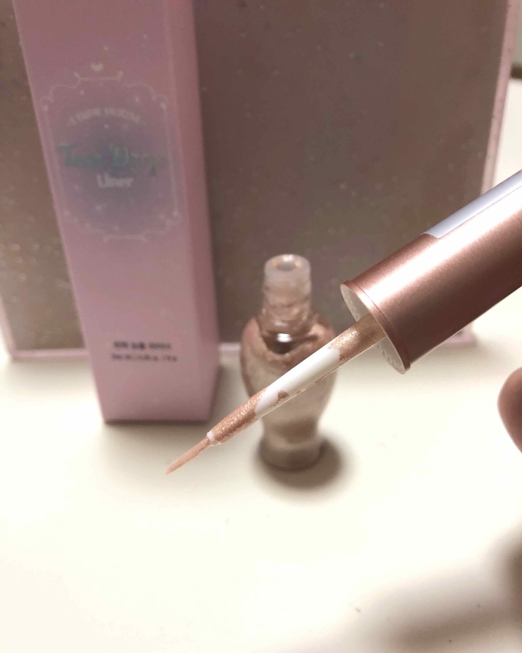 ティアー アイライナー/ETUDE/リキッドアイライナーを使ったクチコミ（2枚目）