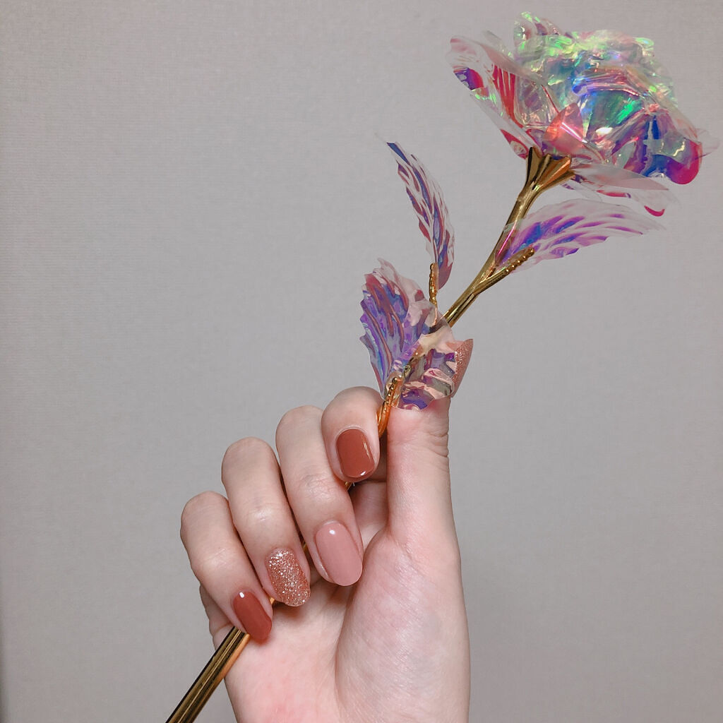 セミキュアジェルネイル（ハンド） ND-048 N Heimish/ohora/ネイルシールを使ったクチコミ（2枚目）