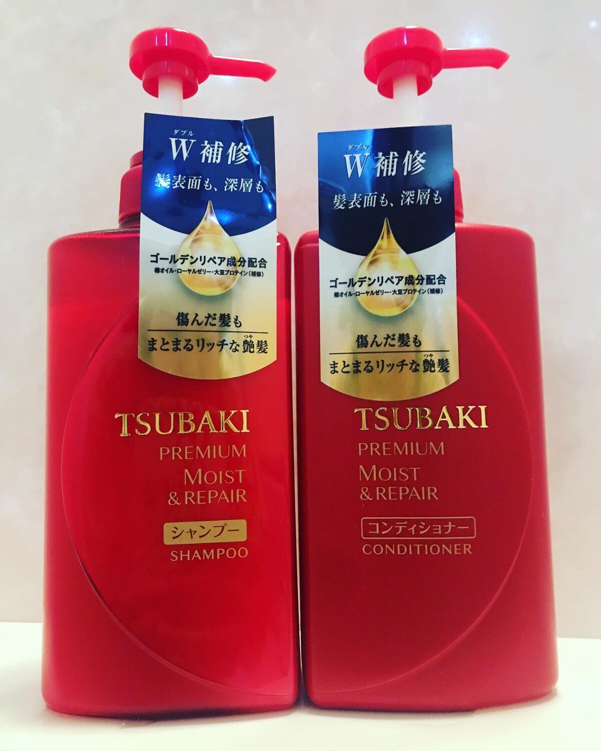 プレミアムモイスト&リペア シャンプー&ヘアコンディショナー TSUBAKI