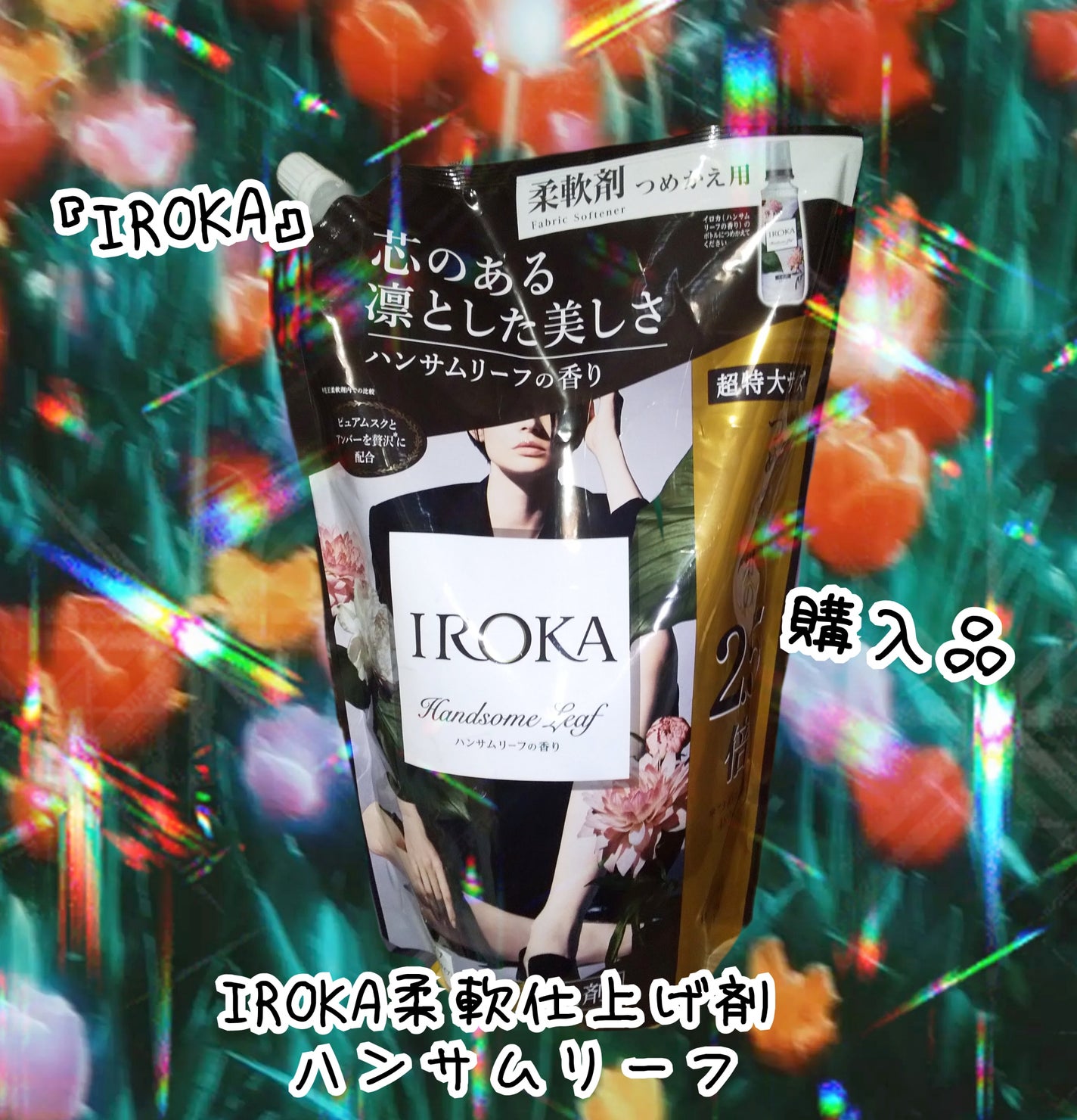 プレミアム柔軟剤 IROKA ハンサムリーフの香り/IROKA/柔軟剤を使ったクチコミ(1枚目)