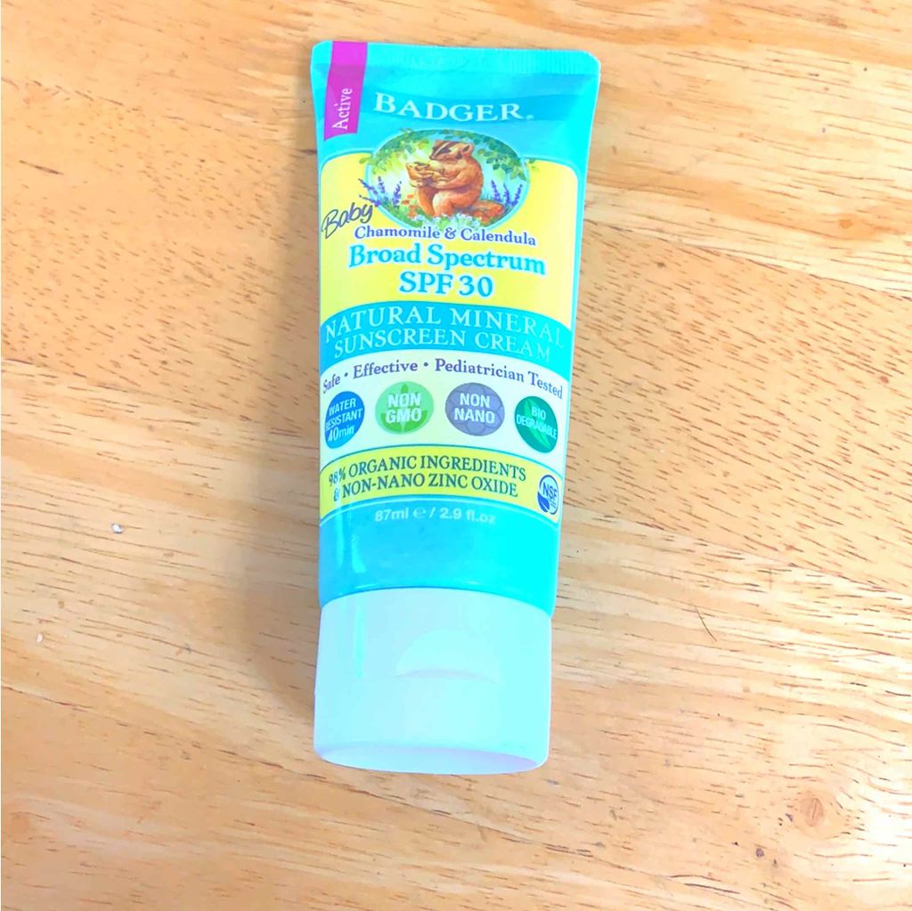 BADGER Broad Spectrum  SPF30/Badger(バジャー)/日焼け止め・UVケアを使ったクチコミ（1枚目）