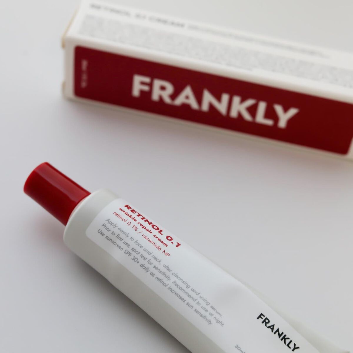 レチノール0.1%クリーム/Frankly/フェイスクリームを使ったクチコミ(3枚目)