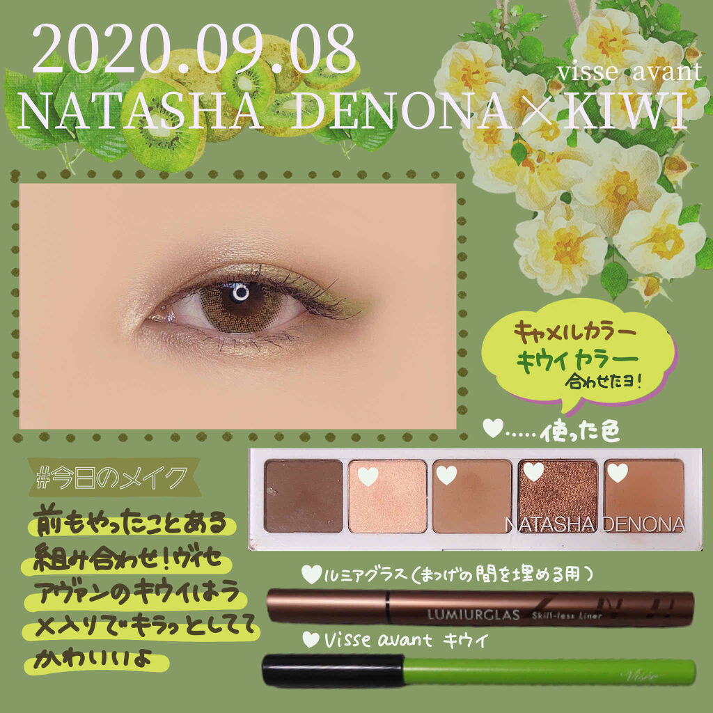 Natasha Denona  キャメルパレットのクチコミ「【今日のメイク】
Natasha Denonaのcamel paletteとVisee ava.....」（1枚目）