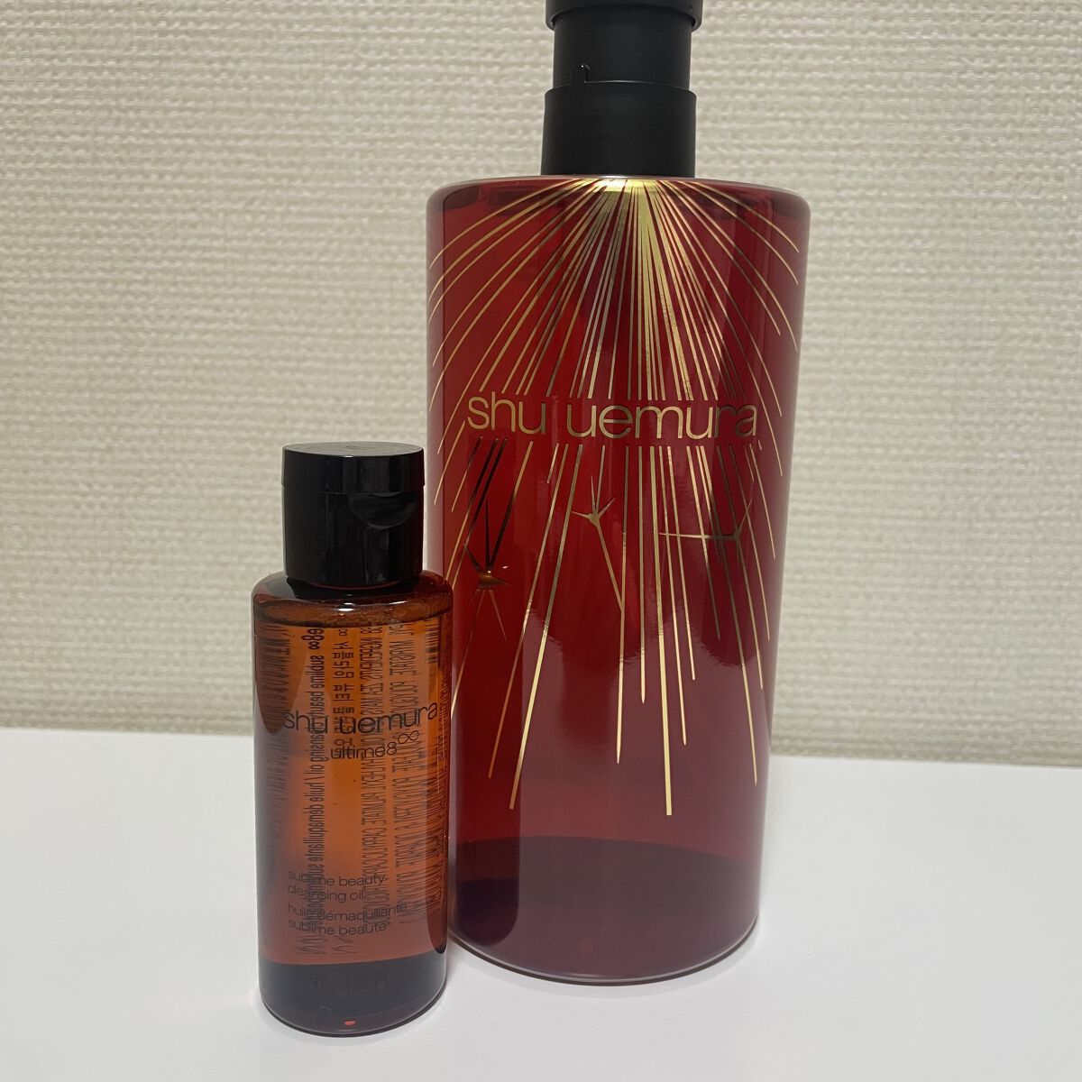 （旧）アルティム8∞ スブリム ビューティ クレンジング オイル ニューイヤーコレクション2023限定デザイン450ml/shu uemura/オイルクレンジングを使ったクチコミ（1枚目）