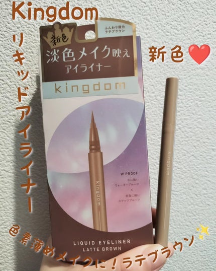 キングダム リキッドアイライナーR1/キングダム/リキッドアイライナーを使ったクチコミ(1枚目)