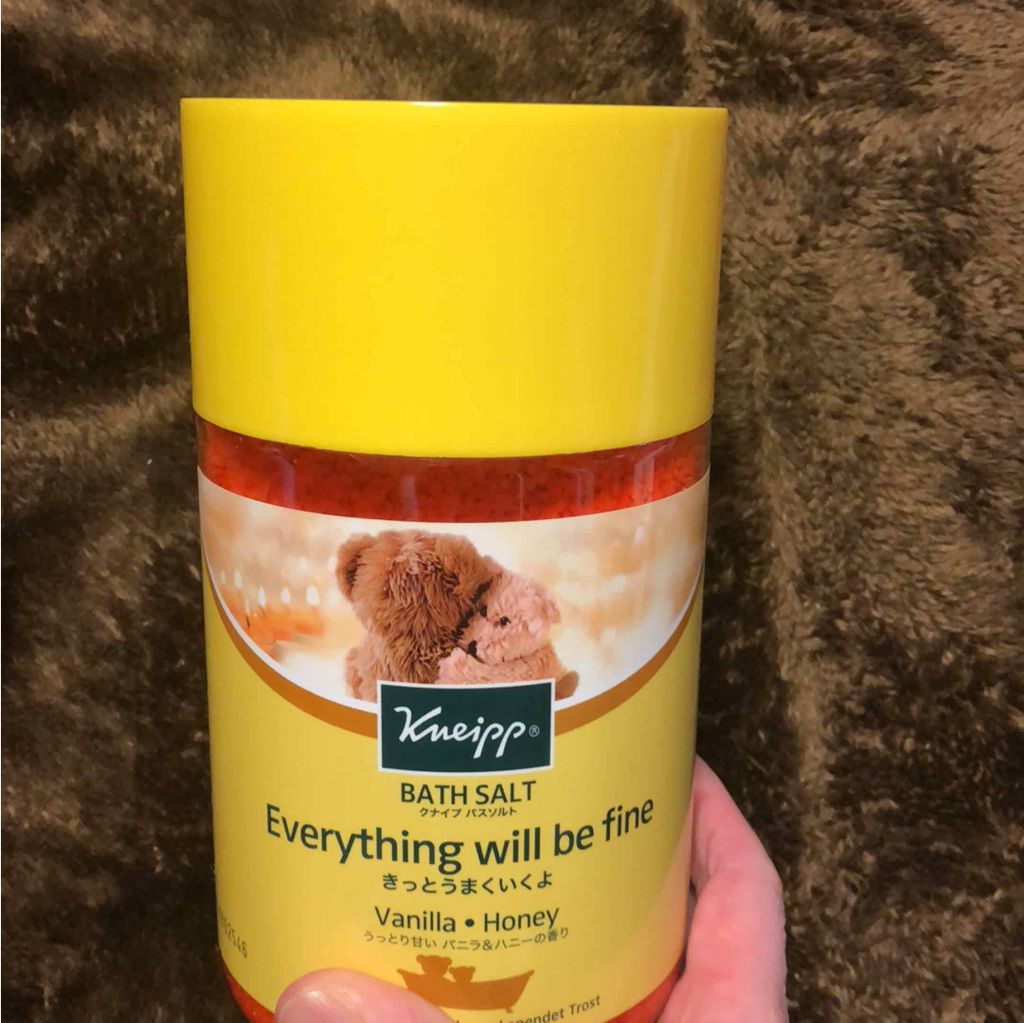 クナイプ バスソルト バニラ＆ハニーの香り/クナイプ/無機塩系入浴剤を使ったクチコミ（1枚目）