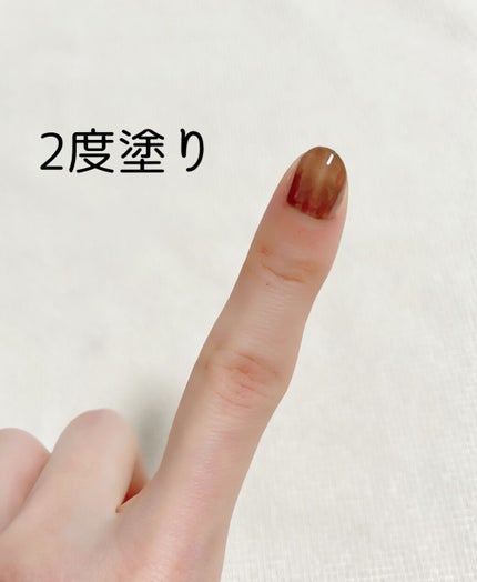 グロッシーコート/スキューズミー/オールインワンネイルを使ったクチコミ(5枚目)