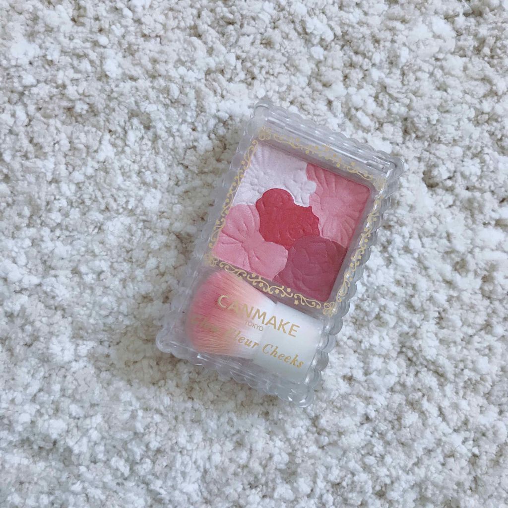 グロウフルールチークス/キャンメイク/パウダーチークを使ったクチコミ(1枚目)