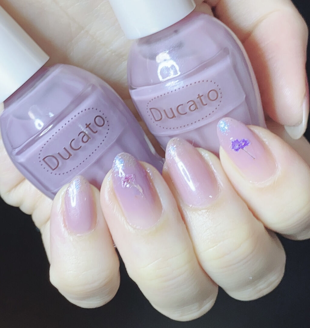 ナチュラルネイルカラーN 135 ダスキーモーヴ/デュカート/マニキュアを使ったクチコミ（3枚目）