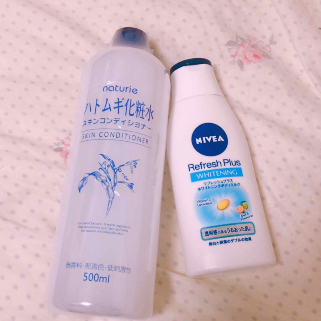 ハトムギ化粧水(ナチュリエ スキンコンディショナー R )/ナチュリエ/化粧水を使ったクチコミ(2枚目)
