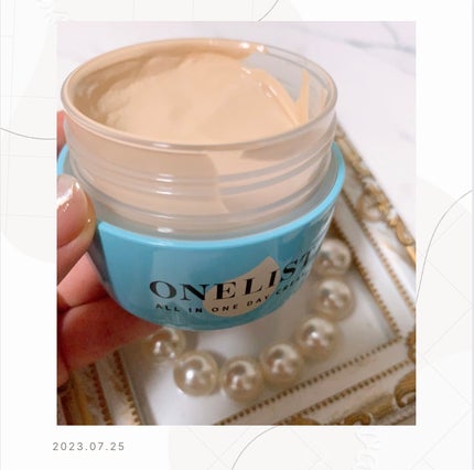 ワンリスト オールインワン デイクリーム/ナリスアップ/オールインワン化粧品を使ったクチコミ(2枚目)