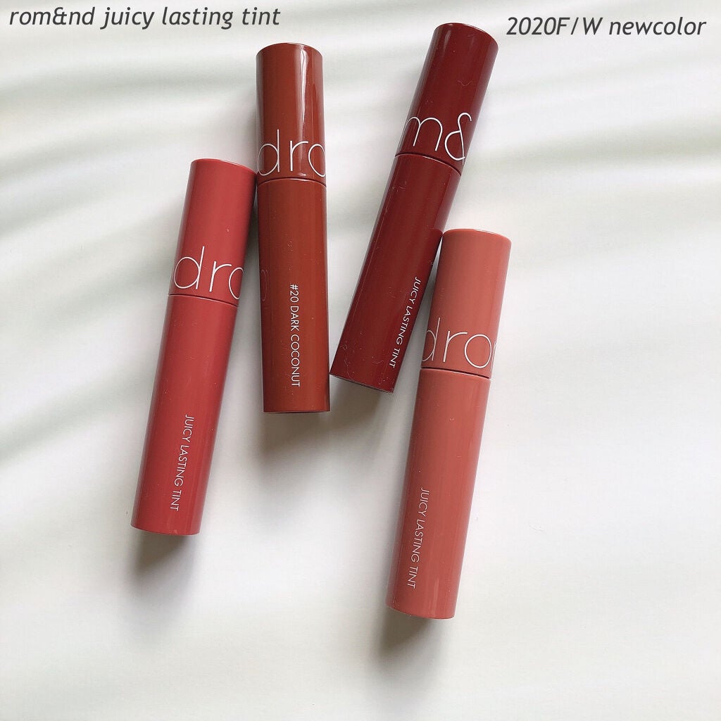 ジューシーラスティングティント/rom&nd/リップティントを使ったクチコミ(1枚目)