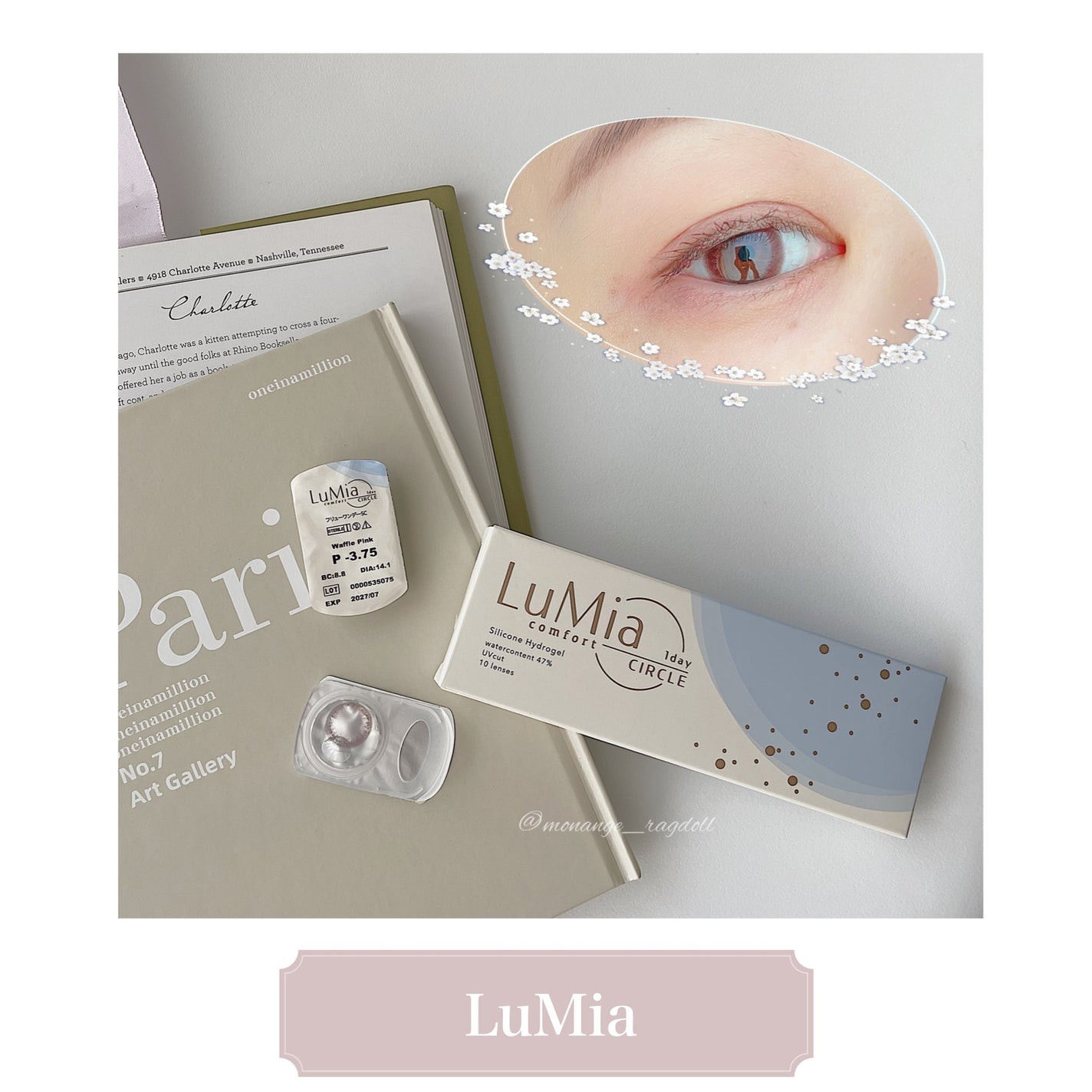 LuMia comfort 1day CIRCLE/LuMia/ワンデー(1DAY)カラコンを使ったクチコミ(1枚目)