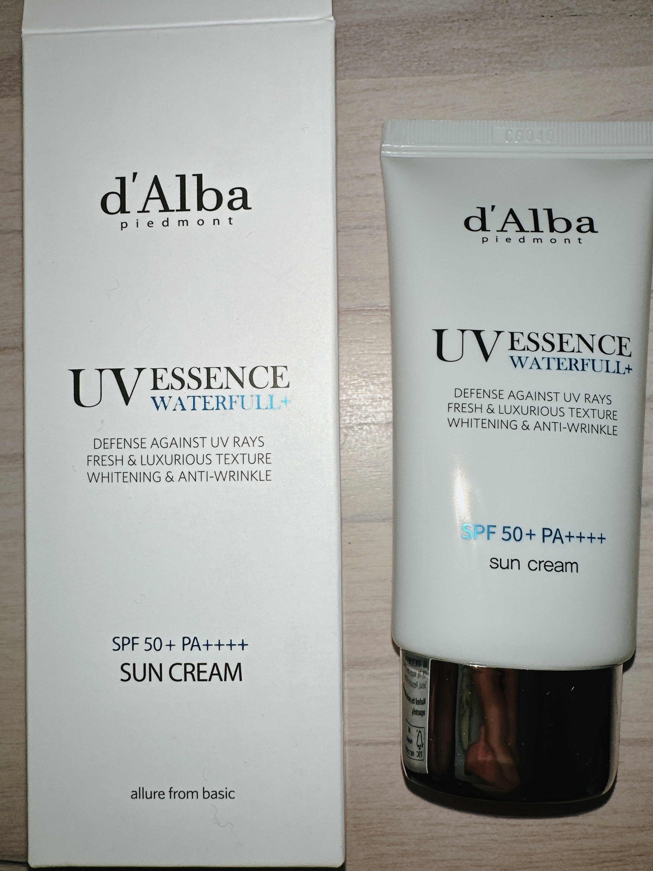 ダルバ ウォータフル エッセンス サンクリーム/ダルバ/日焼け止めクリームを使ったクチコミ（1枚目）