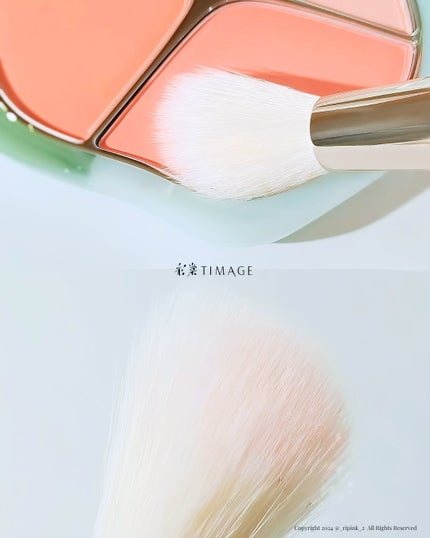 TIMAGE 3色チークパレット/TIMAGE/パウダーチークを使ったクチコミ(6枚目)