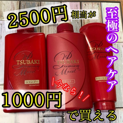プレミアムモイスト シャンプー/ヘアコンディショナー/TSUBAKI/市販シャンプーを使ったクチコミ(1枚目)