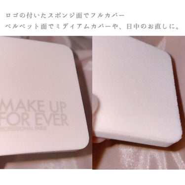 HDスキン マットベルベットコンパクト/MAKE UP FOR EVER/パウダーファンデーションを使ったクチコミ（2枚目）