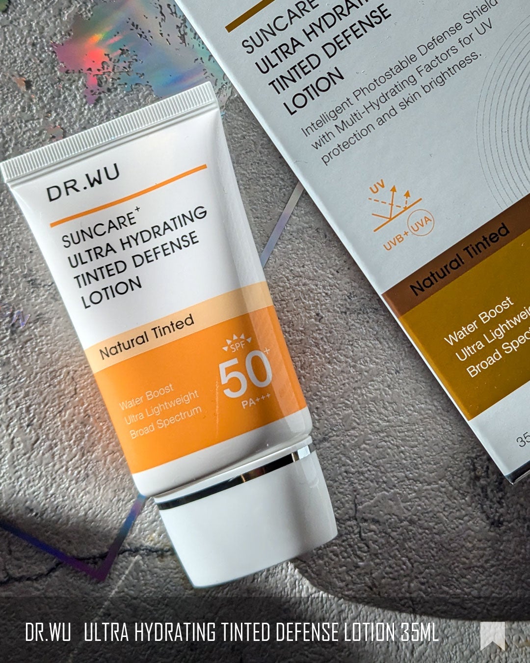 サンスクリーン+モイスト(色付き)<日焼け止め>/DR.WU/日焼け止めローションを使ったクチコミ(7枚目)