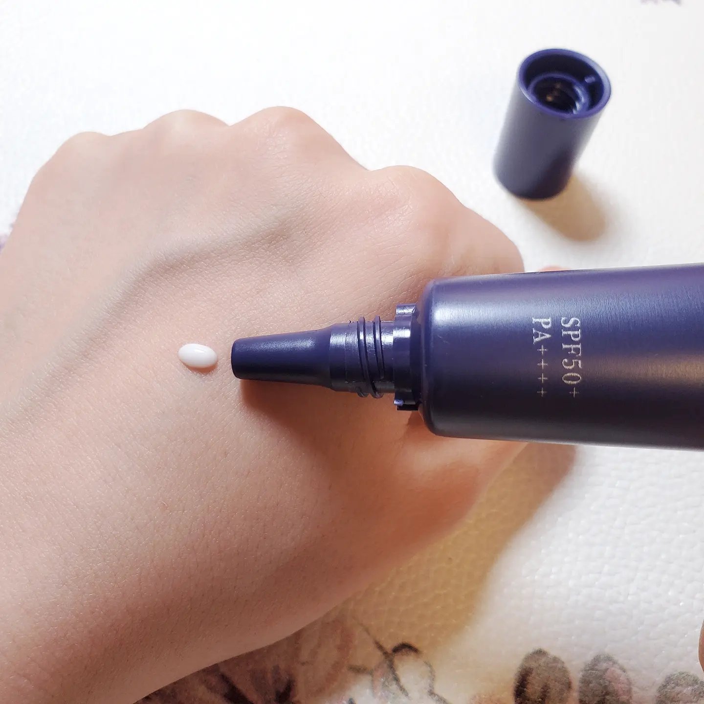 WHITE VEIL ブライトセラムUV/WHITE VEIL/日焼け止めローションを使ったクチコミ（2枚目）