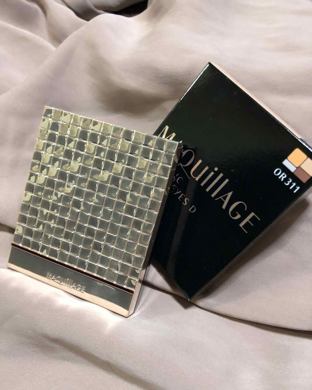 ドラマティックスタイリングアイズD/マキアージュ/アイシャドウパレットを使ったクチコミ(1枚目)