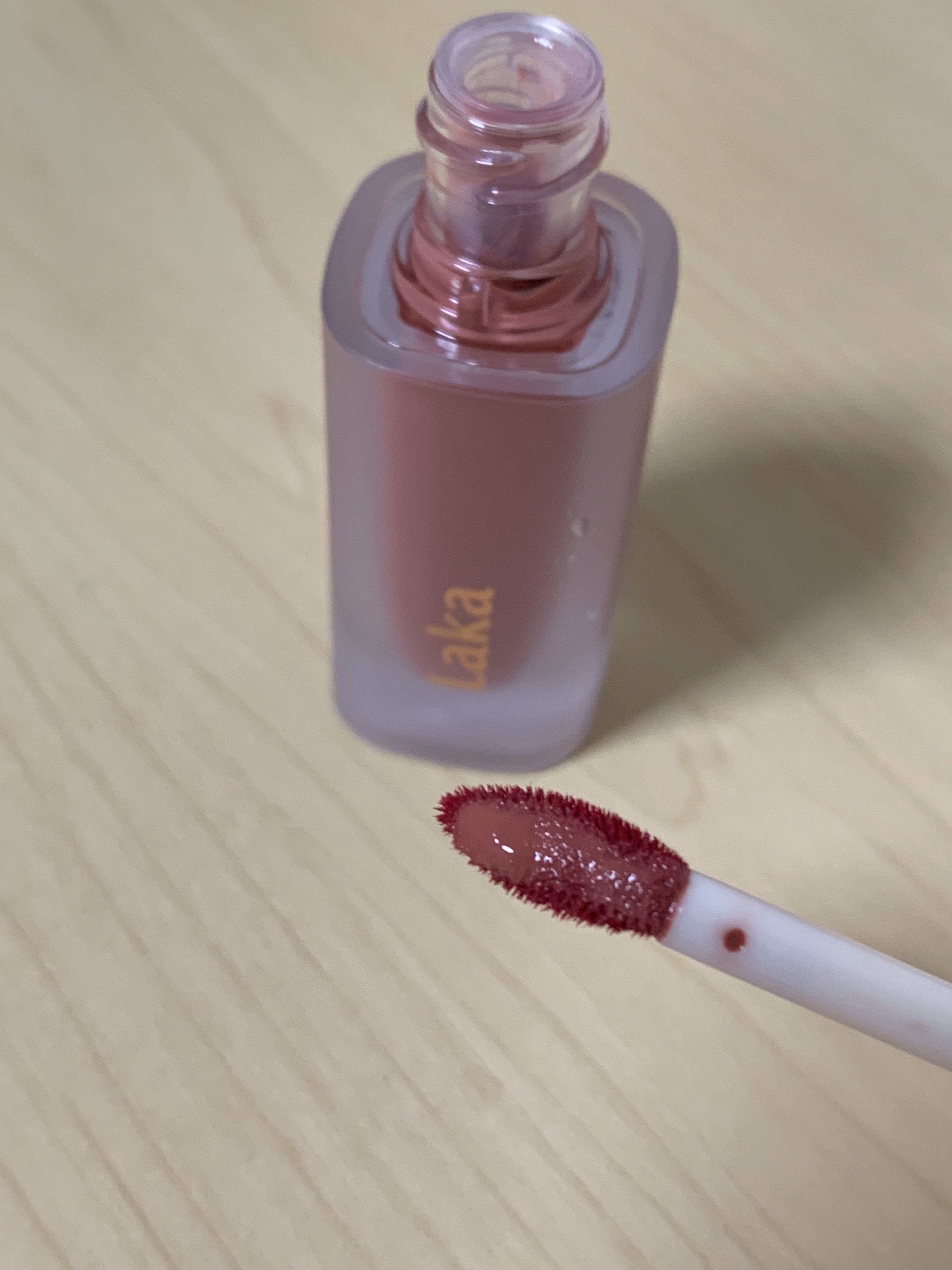 フルーティーグラムティント/Laka/リップティントを使ったクチコミ（2枚目）