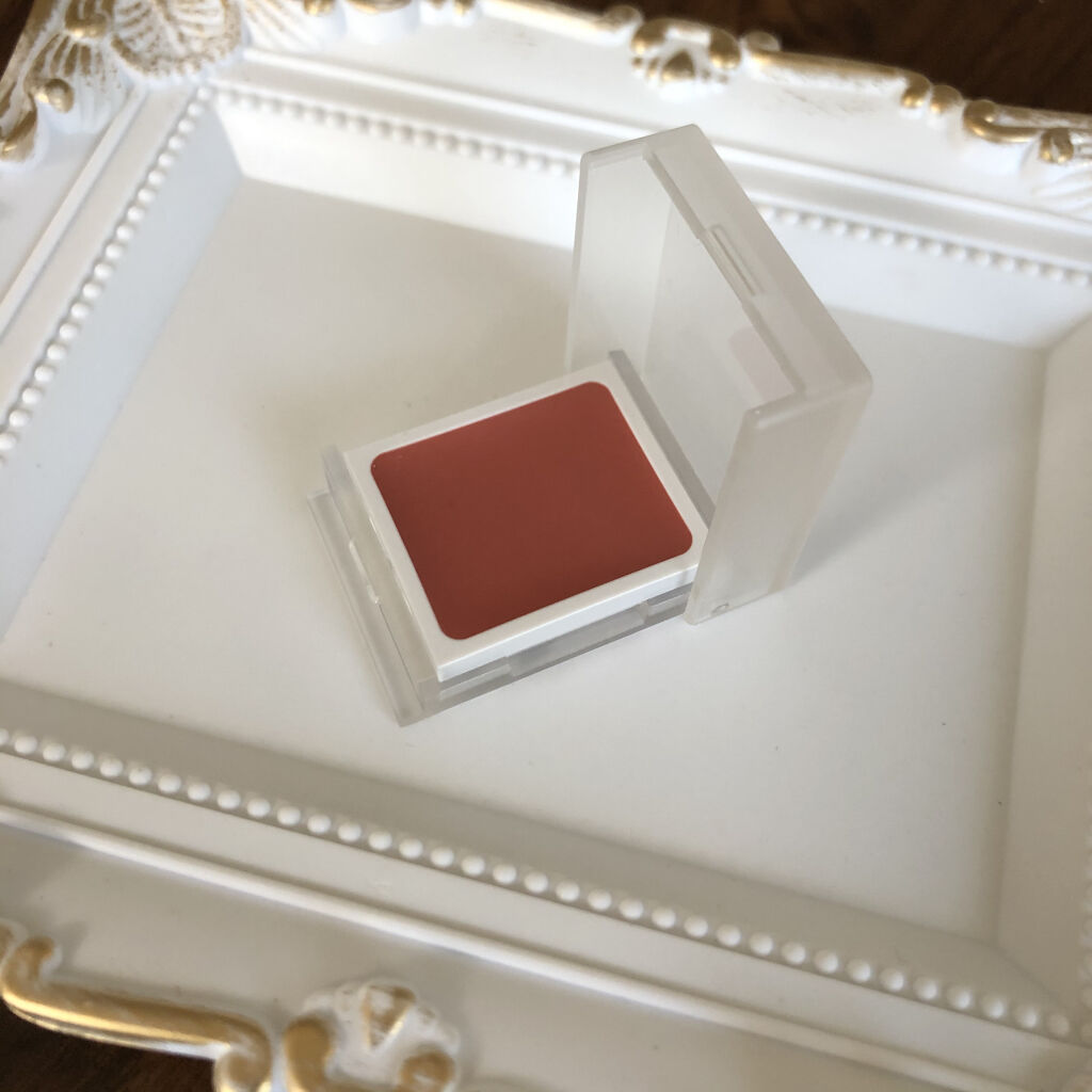 リップ＆チーク ピンクベージュ/無印良品/ジェル・クリームチークを使ったクチコミ（2枚目）