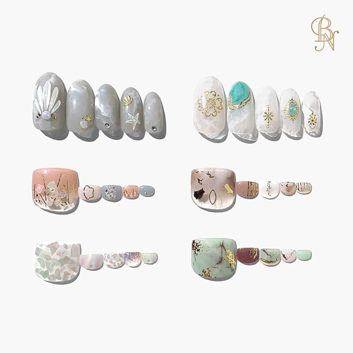 ビー・エヌ 2022 Sunny ハンド&フット ネイルシール