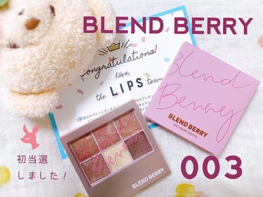 オーラクリエイション 003 ブラウニーベリー＆ニュアンスブラウン/BLEND BERRY/パウダーアイシャドウを使ったクチコミ（1枚目）