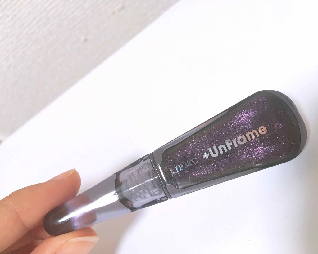 LIP38℃ +UnFrame<ホログラフィック>/flowfushi/リップグロスを使ったクチコミ(1枚目)