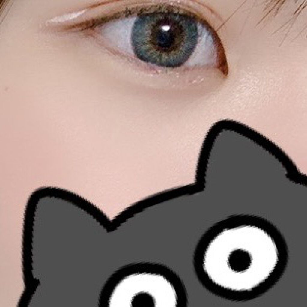 ピエナージュ ミミジェム ワンデー ミミアクアマリン/PienAge/カラーコンタクトレンズを使ったクチコミ（3枚目）