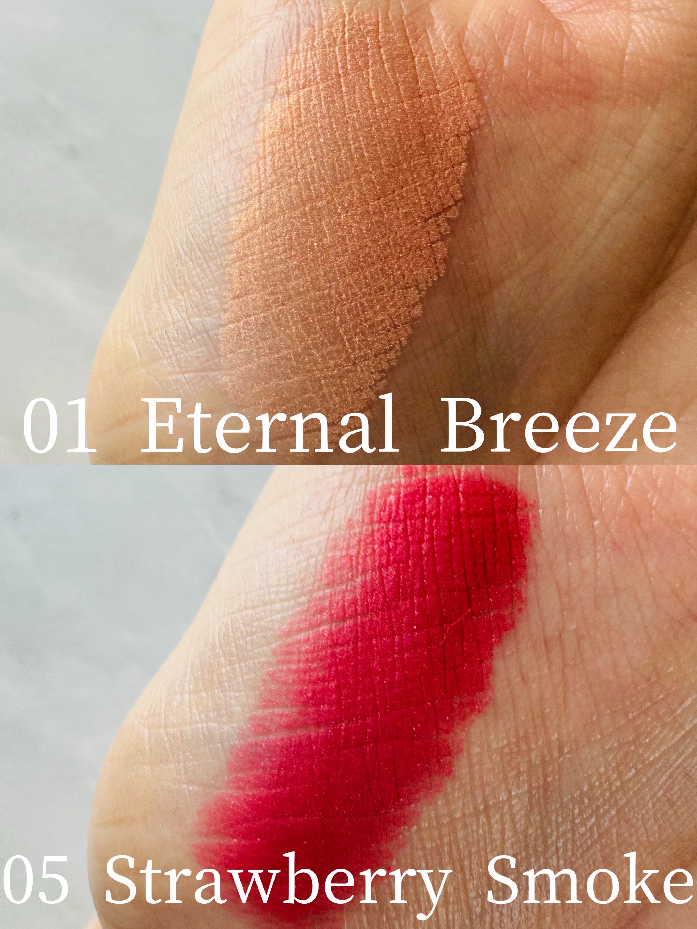 ベイクドブラッシュ #01 Eternal Breeze/Glint/パウダーチークを使ったクチコミ（2枚目）