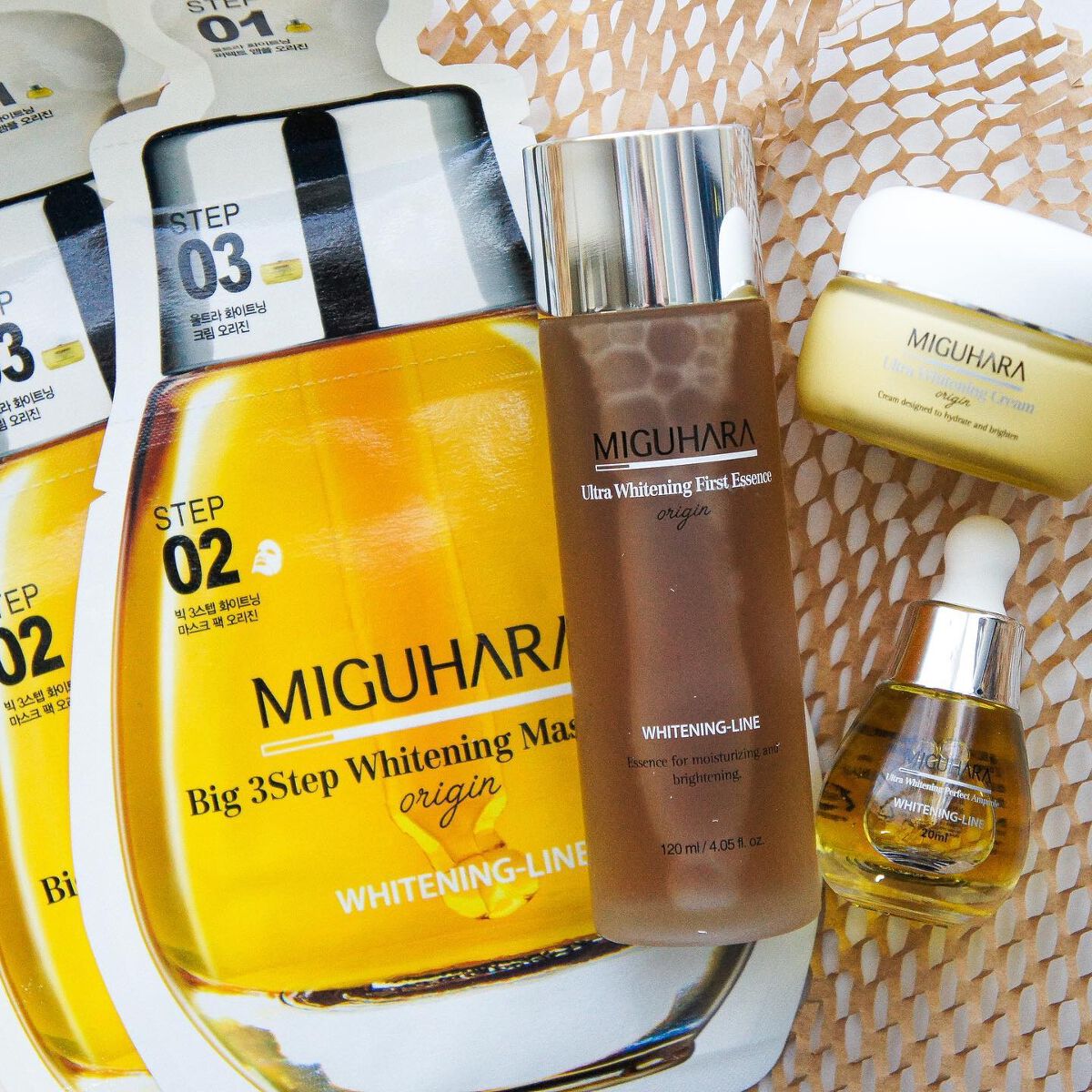 Big3 Step Whitening Mask Pack/MIGUHARA/シートマスク・パックを使ったクチコミ（1枚目）