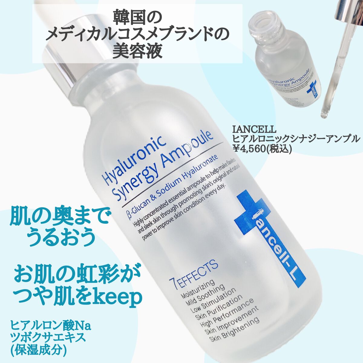 ヒアルロニックシナジーアンプル/IANCELL/美容液を使ったクチコミ(2枚目)