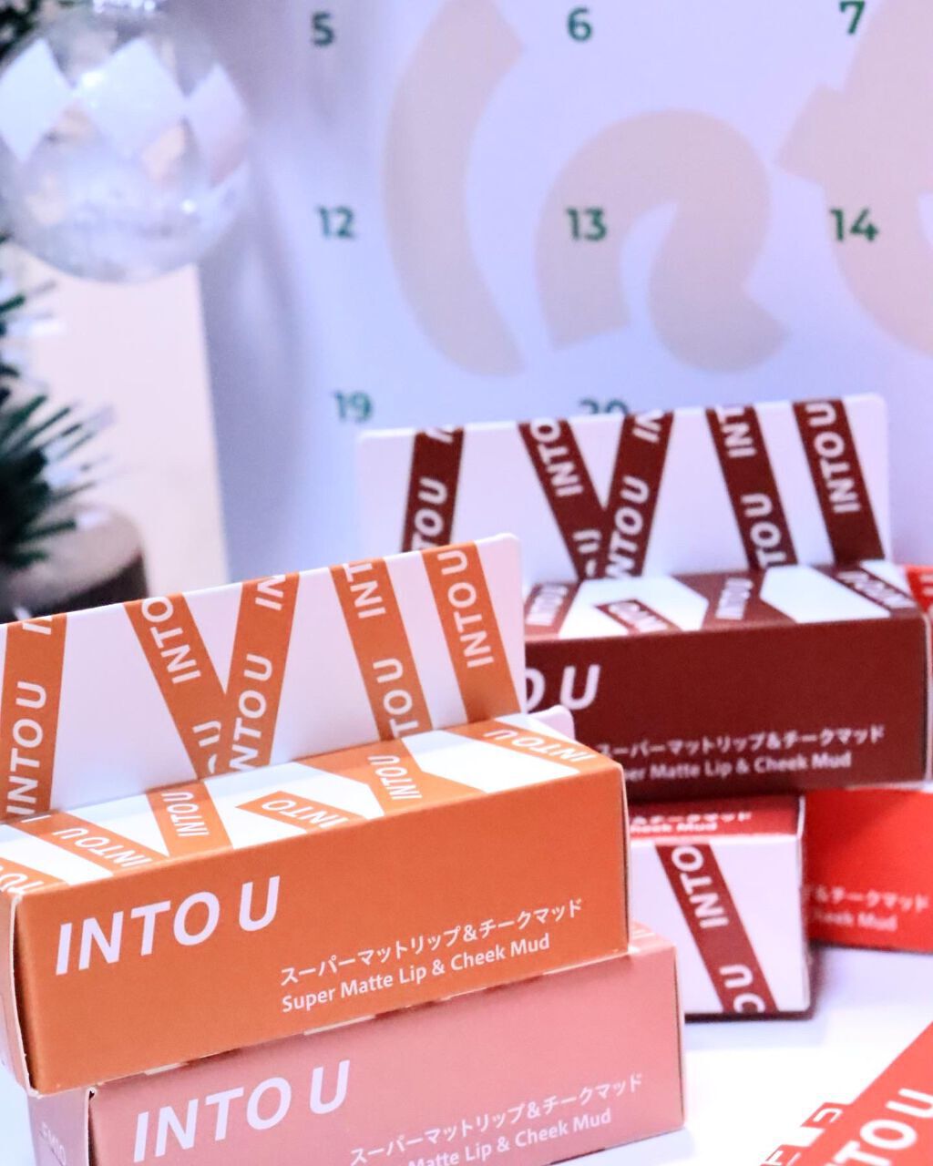 スーパーマットリップ&チークマッド/INTO U/口紅を使ったクチコミ(1枚目)
