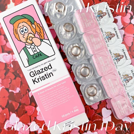 Glazed Krirtin/Hapa kristin/カラーコンタクトレンズを使ったクチコミ(5枚目)