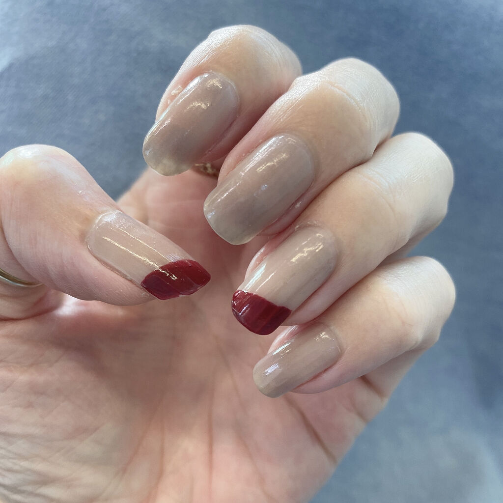 ネイルケア カラー 01/Elégance/オールインワンネイルを使ったクチコミ（2枚目）