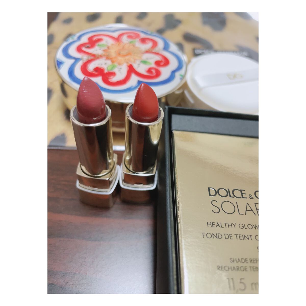 ソーラーグロウ ヘルシーグロウ クッションファンデーション ソーラーグロウ クッションケーストゥコンプリート /DOLCE&GABBANA BEAUTY/クッションファンデーションを使ったクチコミ（2枚目）
