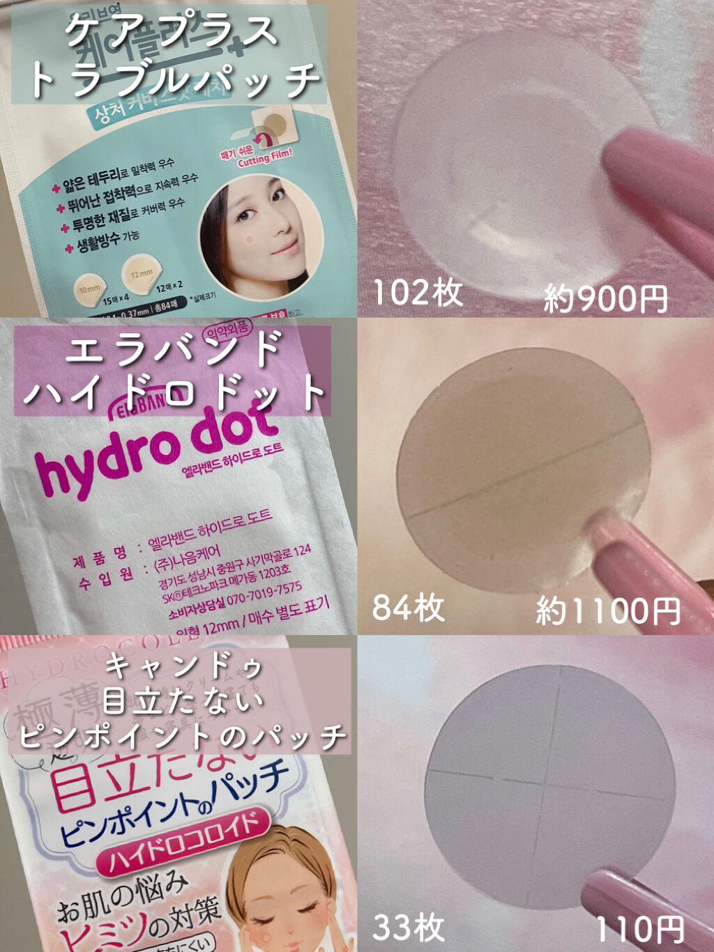 有名ブランド ニキビパッチ 68 パッチ