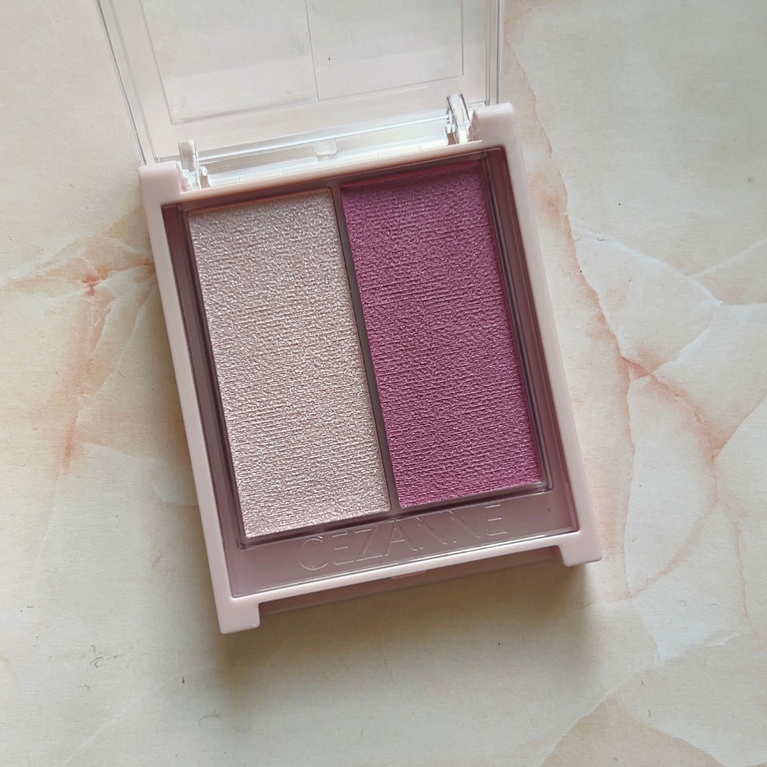 フェイスグロウカラー/CEZANNE/クリームハイライトを使ったクチコミ（2枚目）