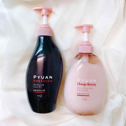 ピュアン デトクレンズシャンプー/チャージビューティトリートメント なめらかリッチ/ピュアン/シャンプー・コンディショナーを使ったクチコミ(1枚目)