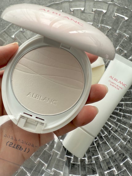 クラリティブラン フィニッシャー(ライトピンク)/ALBLANC/プレストパウダーを使ったクチコミ(1枚目)