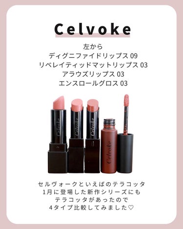 アラウズ リップス/Celvoke/口紅を使ったクチコミ（2枚目）